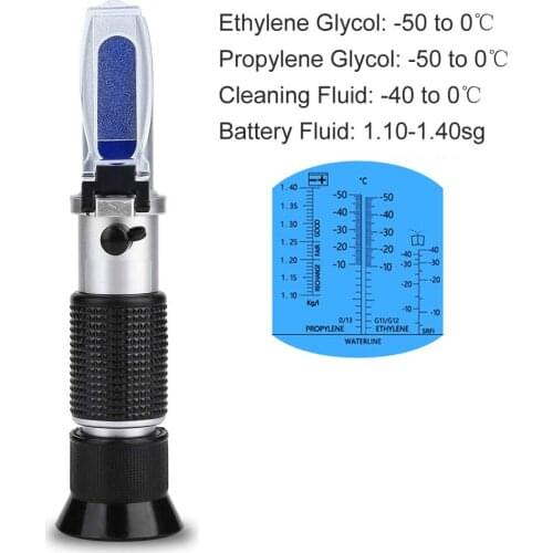 Handheld Digital Refractometer Antifreeze Tester For Measuring Automobile Antifreeze And Battery Cleaning Fluid Refractometer