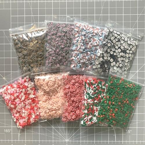 20g/bag Halloween Polymer Clay Embellishments Shaker Sprinkles For Nail Art Decoration Shaker Filler Diy Accessories New 2021