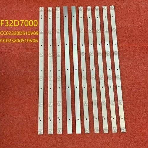 10pcs/lot LED Backlight Strip for F32D7000C TI3211DLEDDS LSF320HN08-M02 KM32K1-SX CO 01 CC02320D510V09 CC02320d510V06 32E20