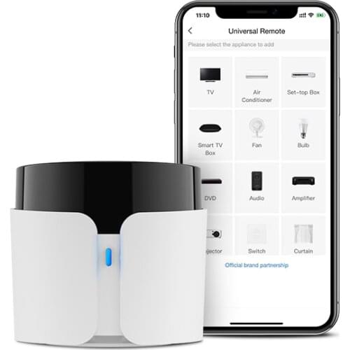 BroadLink BestCon RM4C Pro Smart Wi-Fi Universal Remote Control for IR and RF433/315, Works with Alexa Google Home, IFTTT