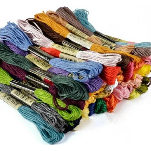 Wholesale Choose Any Colors Embroidery Thread Floss Yarn--4470 pieces/lot--Similar With DMC Thread