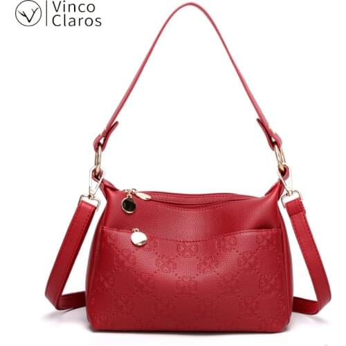 High Quality PU Leather Handbags Women Bags Designer Brand Shoulder Crossbody Bags for Women Multi-pockets Purses Hand Bag Sac