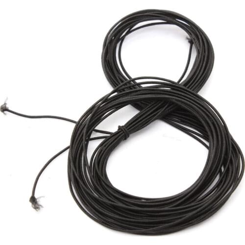 1. 5mm high quality round thread elastic band, rubber black elastic rope, rubber band elastic thread sewing accessories