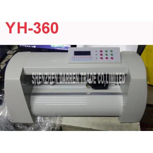1pcs Contour cut cutting plotter / USB Vinyl cutter Mini Desktop Portable Cutting Plotter YH360 90v- 260v LCD display 50-800mm/s