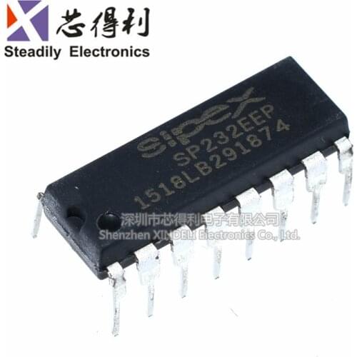 10pcs/lot Sp232eep Dip-16 Original Can Replace Max232epe CPE