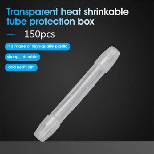 150pcs Fiber Optic Fusion Protection Round Box for Drop Cable Optic Fiber Fused