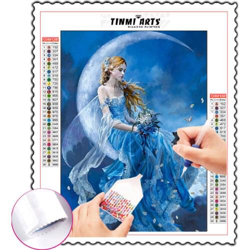 5D DIY Diamond Painting Kits Butterfly Fairy Full Round With AB Drill Embroidery Diamond Mosaic Picture Rhinestones Home Decor
