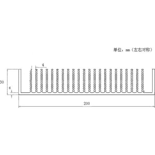 Fast Free Ship 380*200*30 Aluminium alloy heat radiator power amplifier aluminum heat sink,aluminum heat sink fan cooling block