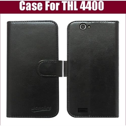 Free Shipping High Quality android phone leather case cover for THL 4400 case 6 colors for choice in stock