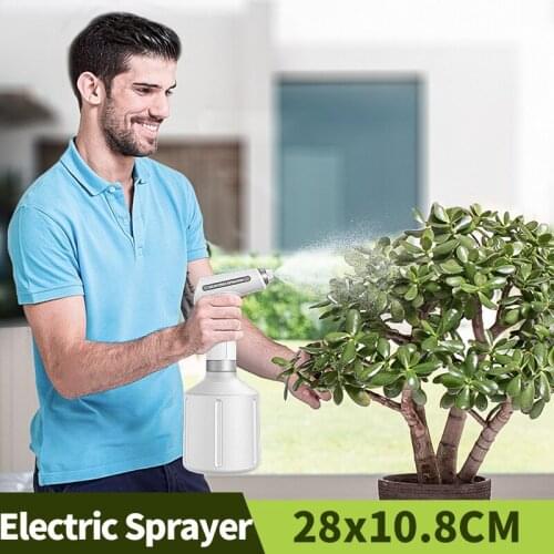 900ML Electric Sprayer Household Adjustable Mode Water Sprayer Garden Tools Plants Mist Spray Bottles Household Watering Can