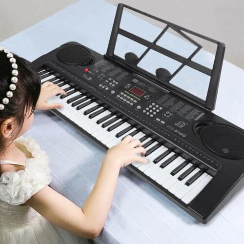 Electronic Piano Keyboard Digital Organ with Micorphone Full-Size Keys Educational Toys Gifts for Kids US Plug