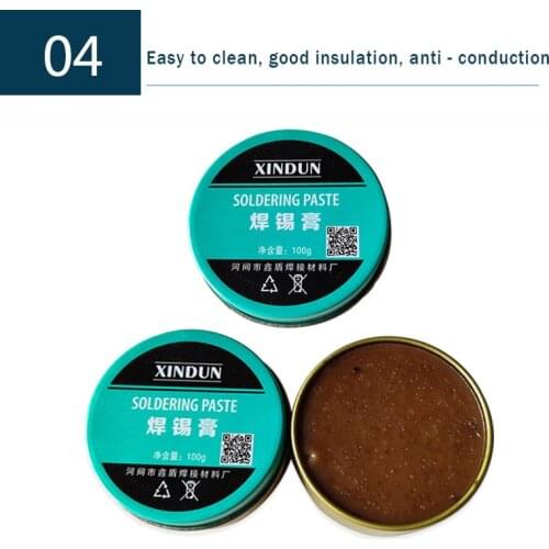 100g Flux Soldering Paste Welding Flux Soldering Tin Cream Welding Grease Paste Flux for PCB BGA PGA SMD Repair