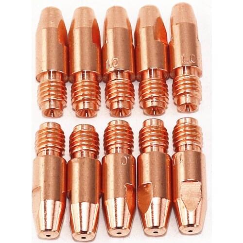 36KD MIG Torch Tips 320A Welding Torch Consumables CuCrZr ECu 0.8/1.0/1.2mm EU Style MIG Welding Tip