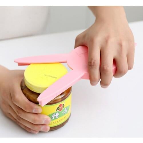 New Can Opener Bottle Cap Fast Lid Opener remover manual Rotating MultiPurpose Bottle Opener Cooking Grip Corkscrew Kitchen tool