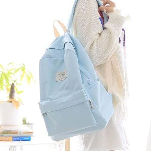 NuFangU Simple Design Oxford Korea Style Women Backpack Fashion Girls Leisure Bag School Student Book Teenager Useful Travel