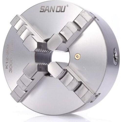 4Jaw Lathe Chuck Self-centering 80mm 100m 125mm 130mm 160mm 4 Jaw Metal Lathe Chuck CNC Metalworking