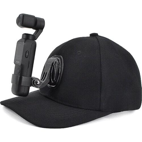 FEIYU Pocket Hat Adjustable Cap With Screws and J Stent Base Mount Holder Black For FEIYU Pocket Sport Camera Accessories