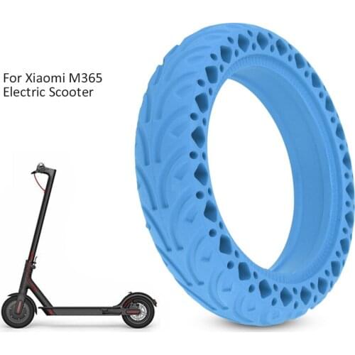 5 Color 8.5 Inch Rubber Prismatic Tire Anti-explosion Shock Absorption Tyre for Xiaomi M365 Electric Scooter accessories