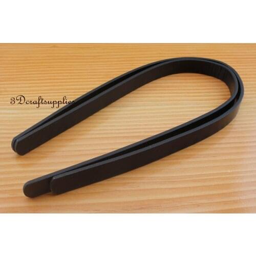 Purse handle PU Leather purse handles for Bag black 55 cm CK43