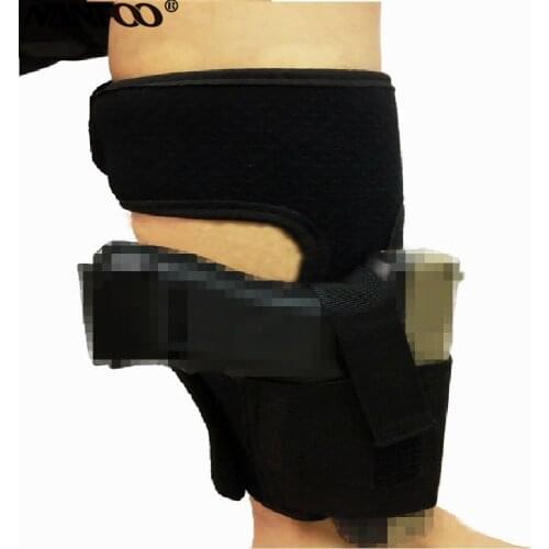 Concealed Calf Tactical Military Breathable Hunting holster outdoor Folding Foot Stealth Gun Holster fit for Glock 17 19 22 23