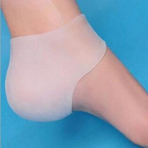10pairs/lot New Foot Care Delicate Silicone Moisturizing Gel Heel Socks Like Cracked Foot Skin Care Protector MR022