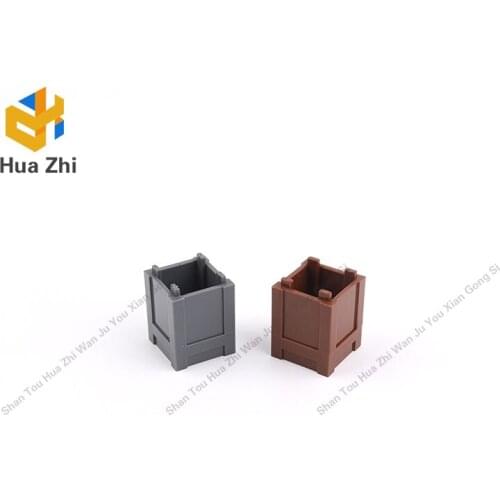 "Building Blocks Parts 61780 10PCS Container Box 2 x 2 x 2 - Top Opening LEGOING MOCS Education"