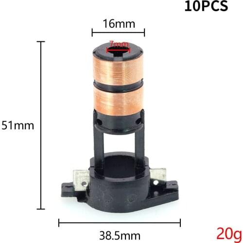 10PCS Generator Slip Rings Collecting Ring For VW Golf Benz BMW Audi Fiat Alternator Collector Device Copper Head (7*16*52mm)