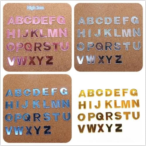 2Sets(26PCS/Set)Cute Acrylic Letters A-Z Flatback Cabochon Embellishment Accessories DIY Craft Scrapbooking,High 2cm