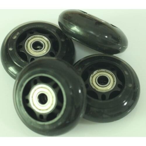 4x DIY Camera Dolly Track wheels table top skater rig rubber wheels bearings