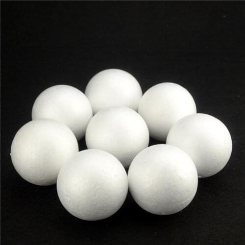 50/60/70/80mm Modelling Polystyrene Styrofoam Foam Ball Spheres Crafts DIY Natal Party Wedding Ball Decoration Supplies