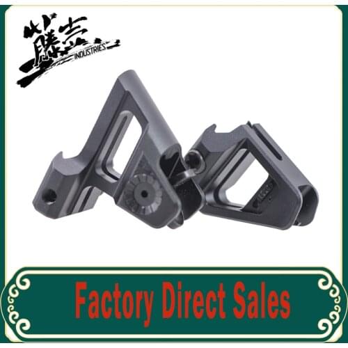 Aluminum Tactical Rail Mount Fixed Front Rear Iron Sight Weaver Picatinny Rail Sight Airsoft Gel Blaster Paintball Accessories