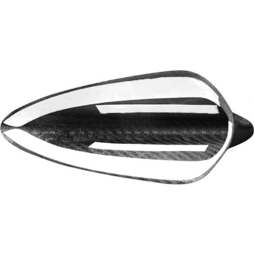 Anti-scratch Waterproof Shark Fin Antenna Protector Compact Carbon Fiber Shark Fin Antenna Cover Trim for Mazda CX-3 CX-4 CX-5