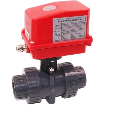 CTF002 AC220V flow control mini motorized ball valve electric