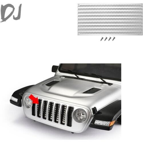 RC Car Parts DJ AXIAL SCX10 III Metal Grid Simulation Water Tank Sheet Cooling Box Heat Sink Refit Upgrade Accessories