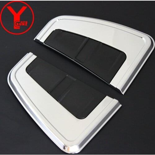Chrome side wind cover For Toyota Fortuner HILUX SW4 2015 2016 2017 vent lamp hood car styling part protector accessories YCSUNZ
