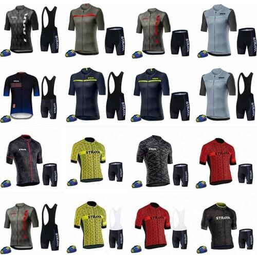 STRAVA China Custom Road Quick Dry Apparel Customized Women And Mens Biking Jersey Set, 2021 New Clothing Cycling Jersey Suits