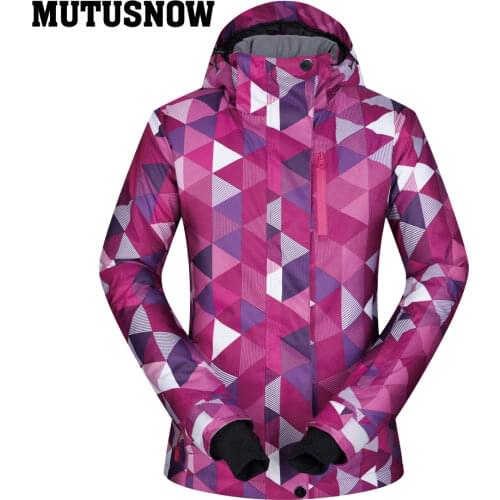Ski Jacket Women Brands Windproof Waterproof Breathable Warm Snow Coat Wear -30 Degree Winter Skiing And Snowboarding Jacket ZSJ
