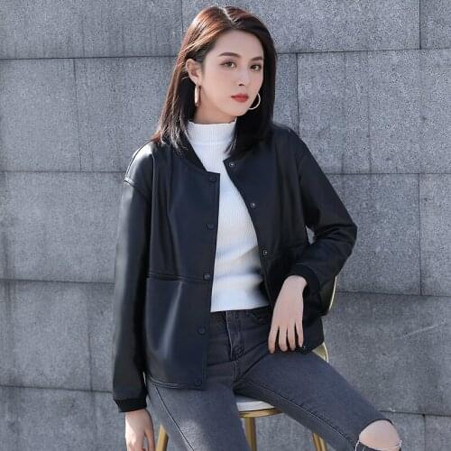 New Free shipping,Sales.2020 women Genuine leather jacket.fashion female sheepskin coat,casual comfortable leather loose coat