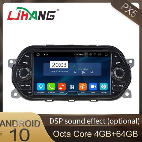 LJHANG IPS OCta Core Android 10 Car DVD Player For Fiat Tipo Egea 2015 2016 2017 GPS Navi WIFI Multimedia 1 Din Car Radio Stereo