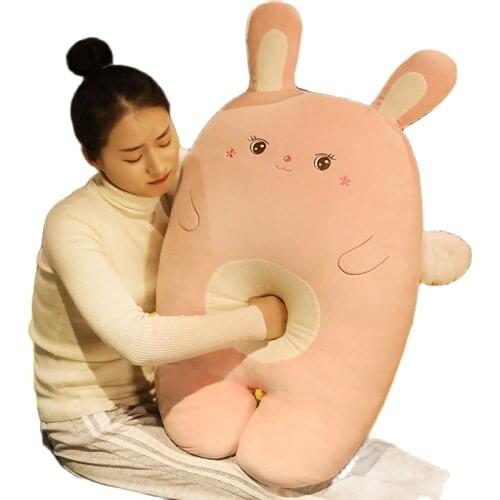 Cute fat sakura angel Rabbit Doll Baby Soft cartoon Plush Rabbit Sleeping Mate Stuffed Plush Animal Toys gift Toys For kids