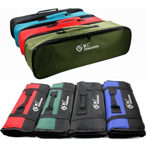 Multifunction Tool Bags Folding Wrench Waterproof Practical Carrying Handles Oxford Roll Bags Portable Repair Tool Storage Bag