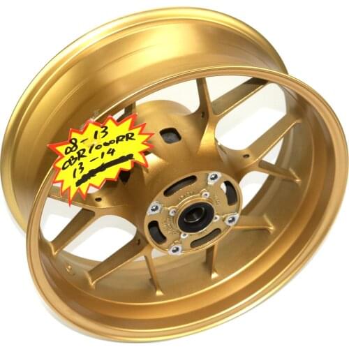 Motorcycle High quality Rear Wheel Rims For HONDA CBR600RR 2007 2008 2009 2010 2011 2012 2013 2014 2015 2016 2017 Wheels Rims