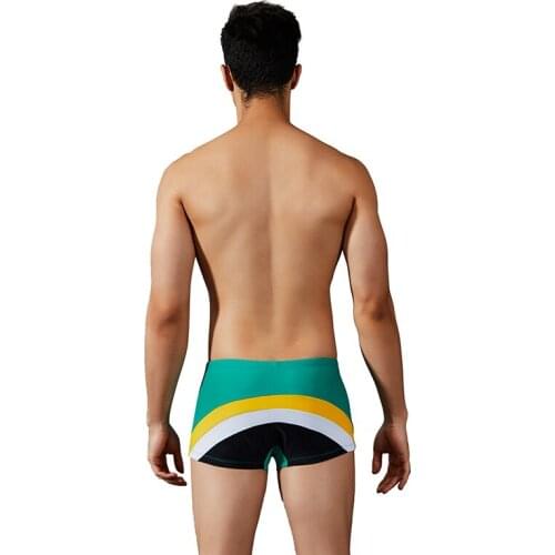 Multicolor Swimming Trunks Surfing Swimsuits Fashion Boxer Close-fitting Shorts Swim Brief Gay Swimwear Men Swimwear Man Trendy