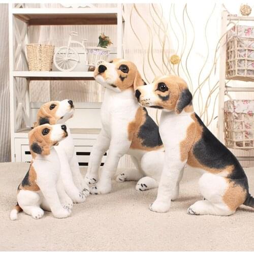 50cm Lovely Sitting Miguel dog Pillow lively Simulated Stuffed Animals model Kids mount decoration Plush doll Children toys gift