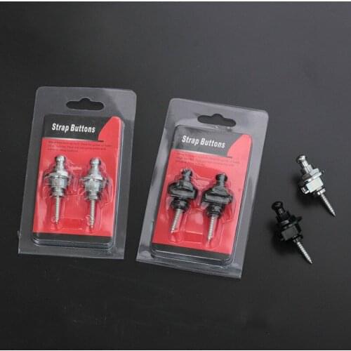 New Electric Guitar Slip Off Strap Buckle Folk Guitar Bass with Lock Tail Nail