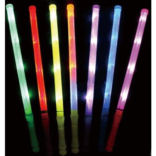 Led Wedding Dress Concert Club Party Colorful Glow Stick Big Size Led Flashing Cheer Screaming Props Novelty Toys Best Gift