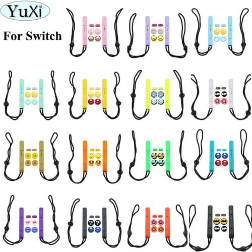YuXi For Nintend Switch Gamepad Controller Gamepad Hand Rope Joy-Con Wrist Strap Games & Thumb Stick & SL SR Key Buttons