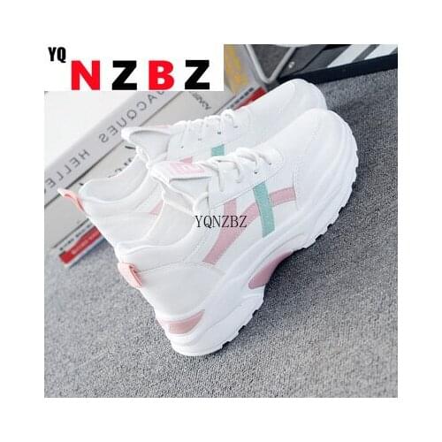 Women Sneakers 2020 Fashion Casual Shoes Woman Comfortable Breathable White Flats Female Platform Sneaker
