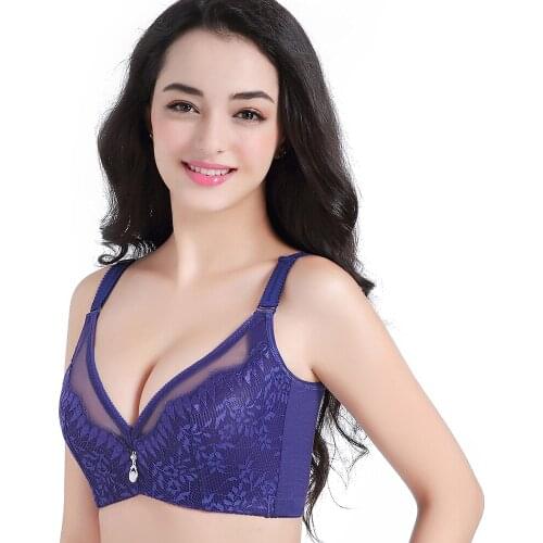 Top bh push up ultra bralette sexy lace lingerie plus size bras for women BCD 36 38 40 42 44 brassiere girl ultra thin lace bras