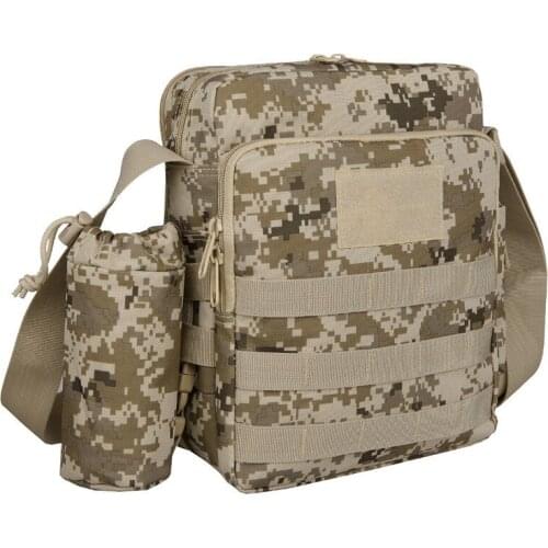 30pcs/lot 2014 latest Backpack tactical military tablet Bag package outdoor leisure Messenger bag camouflage kettle 9"* 12"